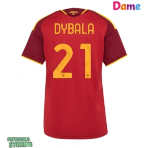 AS Roma Paulo Dybala #21 Replika Hjemmebanetrøje Dame 2026-27 Kortærmet